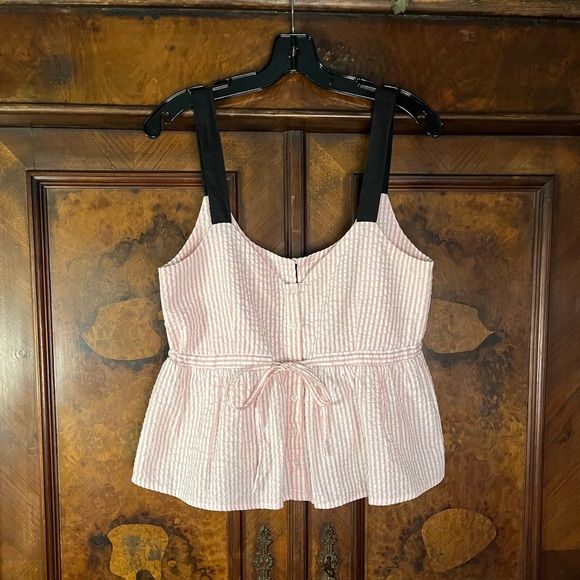 GUC Sabina Musayev- Pink Stripe Jess Top. Size M - Picture 3 of 9